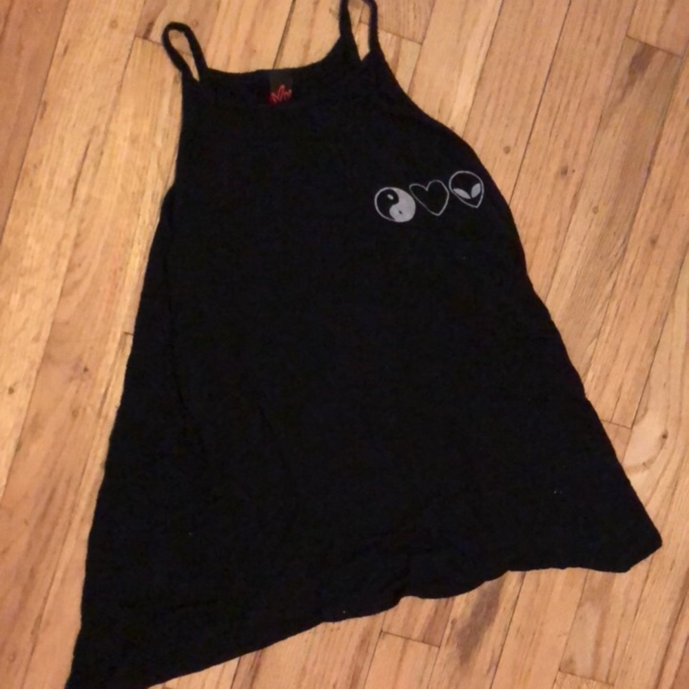 Cute & Simple Black Tank Top